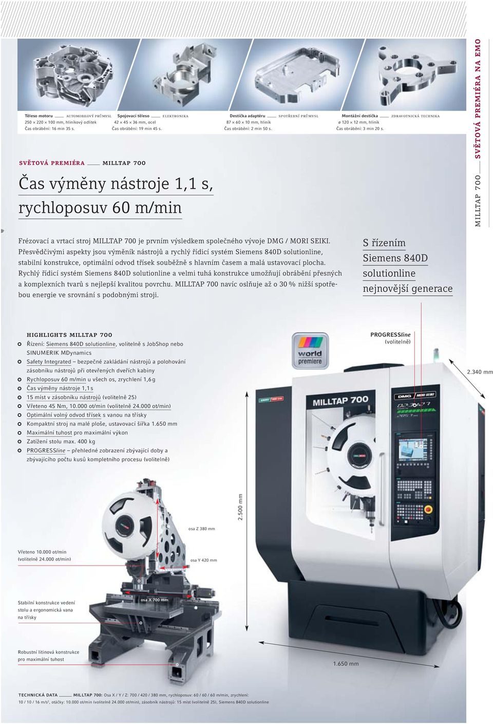 spotřební průmysl Montážní destička ø 120 12 mm, hliník Čas obrábění: 3 min 20 s.