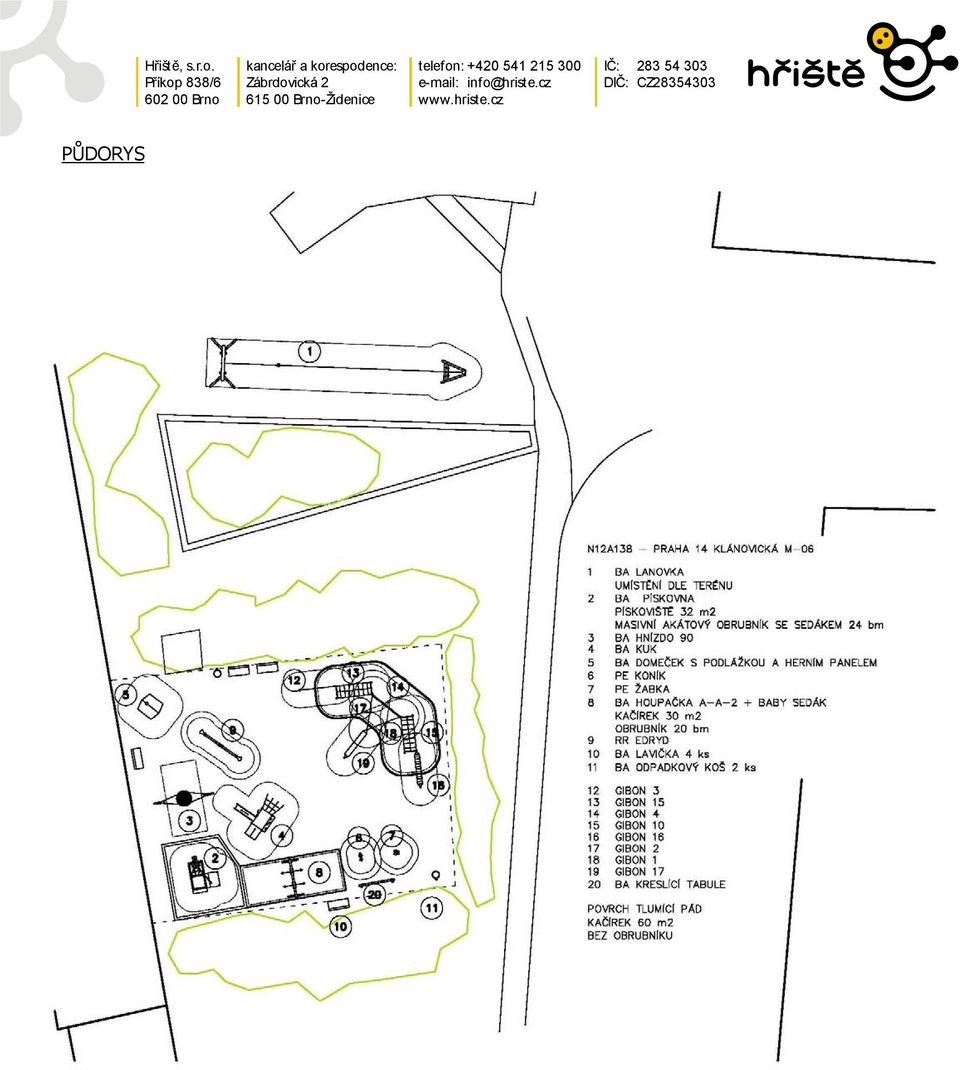 korespodence: Zábrdovická 2 65 00 Brno-Židenice