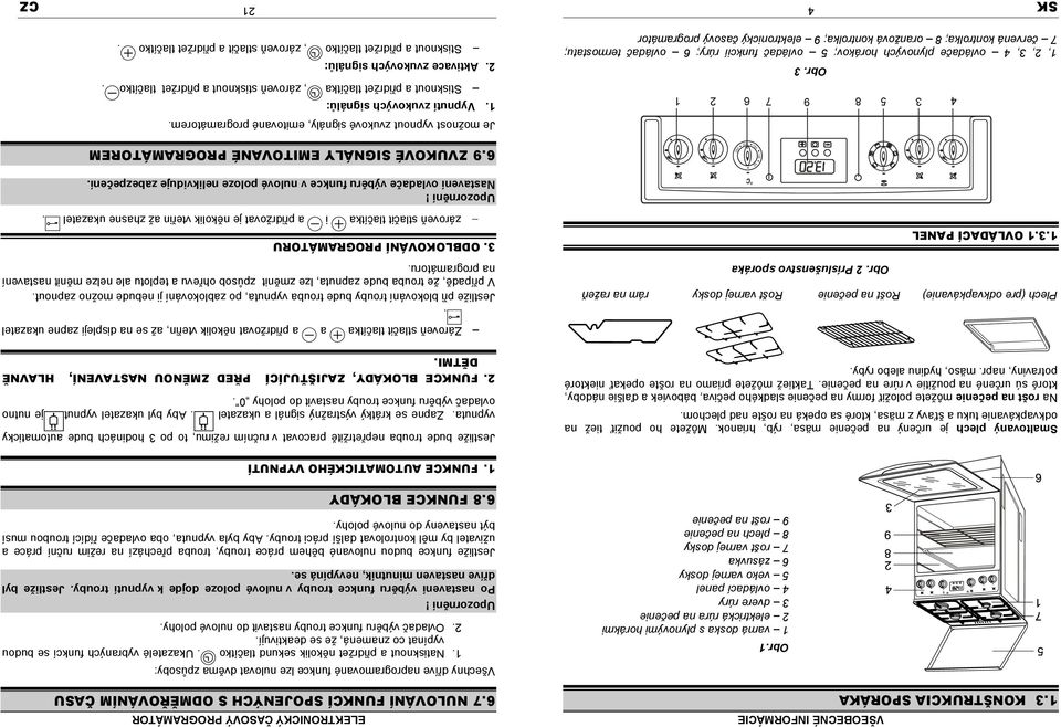 ČASOVÝ PROGRAMÁTOR 6.7 NULOVÁNÍ FUNKCÍ SPOJENÝCH S ODMĚŘOVÁNÍM ČASU Všechny dříve naprogramované funkce lze nulovat dvěma způsoby: 1. Natisknout a přidržet několik sekund tlačítko.