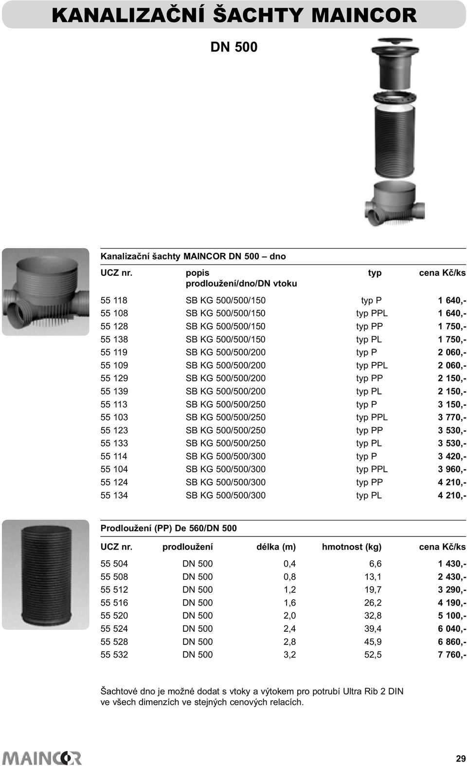 750,- 55 119 SB KG 500/500/200 typ P 2 060,- 55 109 SB KG 500/500/200 typ PPL 2 060,- 55 129 SB KG 500/500/200 typ PP 2 150,- 55 139 SB KG 500/500/200 typ PL 2 150,- 55 113 SB KG 500/500/250 typ P 3