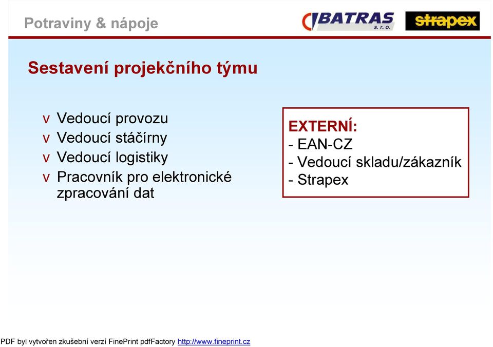 vpracovník pro elektronické zpracování dat