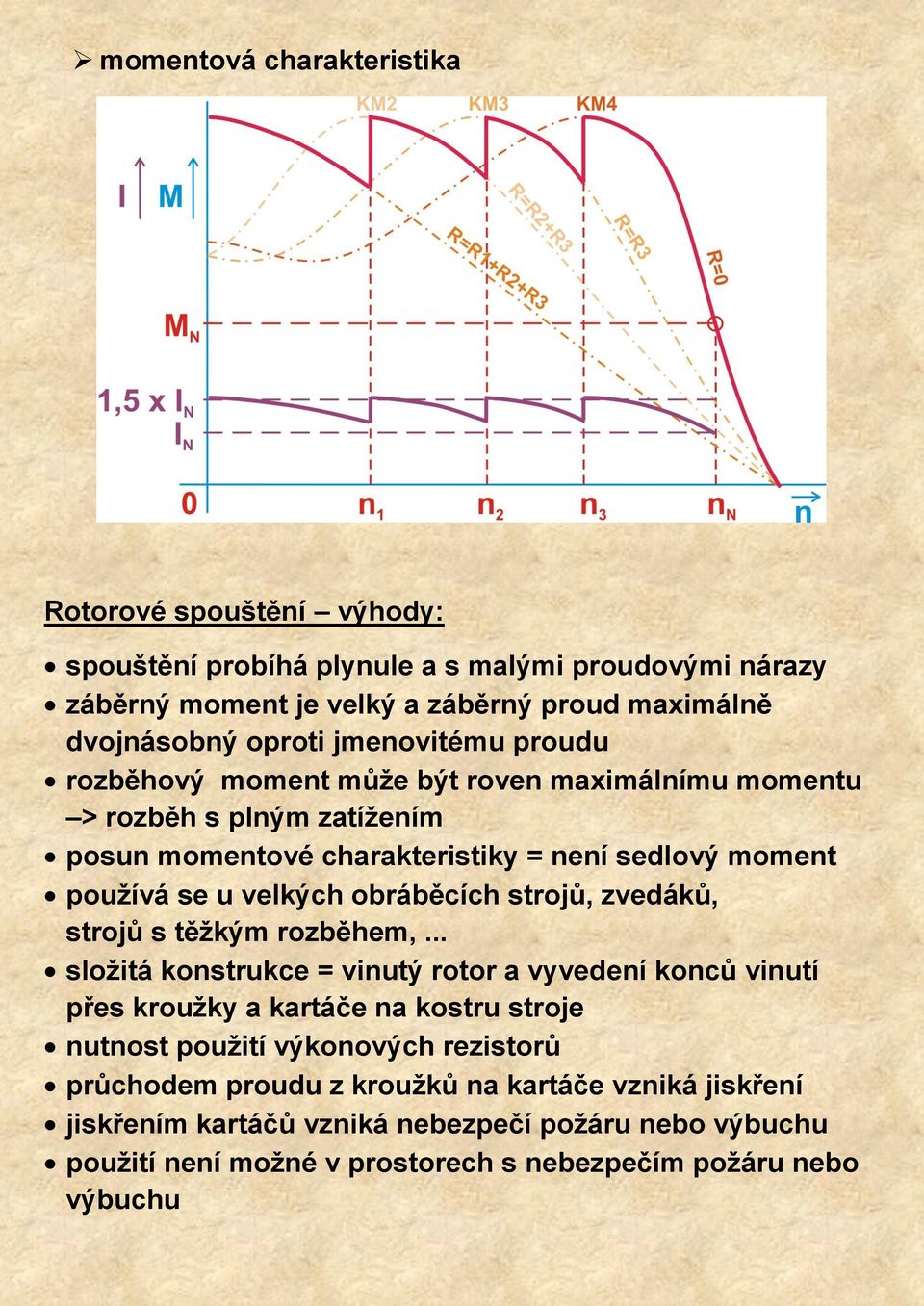 obráběcích strojů, zvedáků, strojů s těžkým rozběhem,.