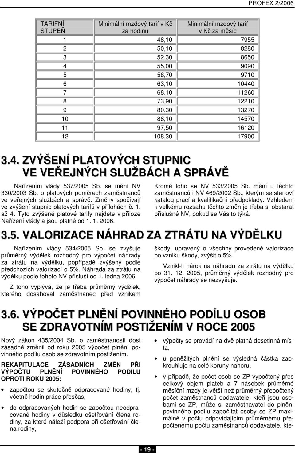 o platových poměrech zaměstnanců ve veřejných službách a správě. Změny spočívají ve zvýšení stupnic platových tarifů v přílohách č. 1. až 4.