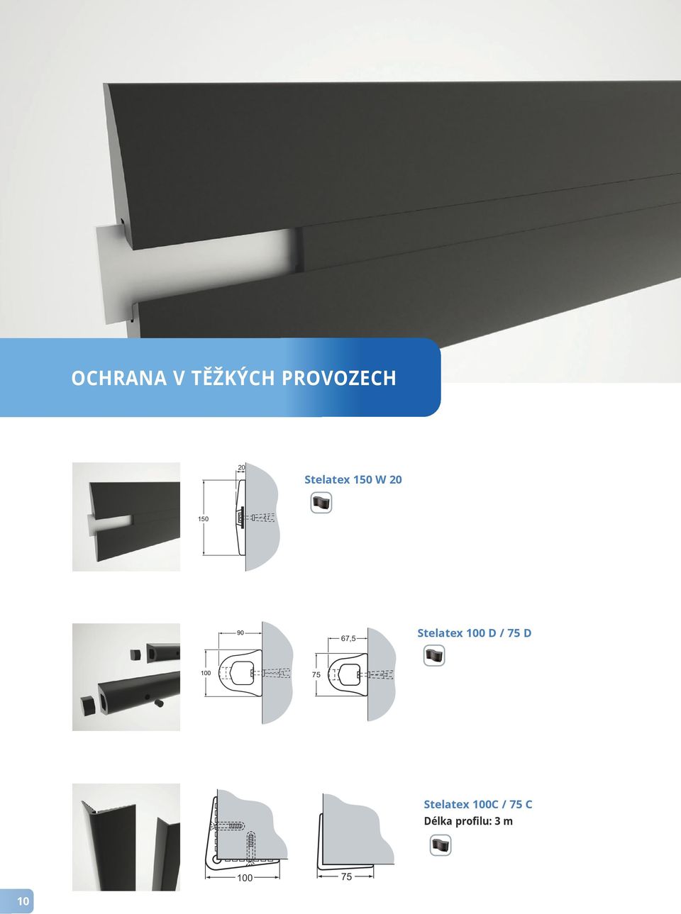 Stelatex 100 D / 75 D Imitace 75 dřeva