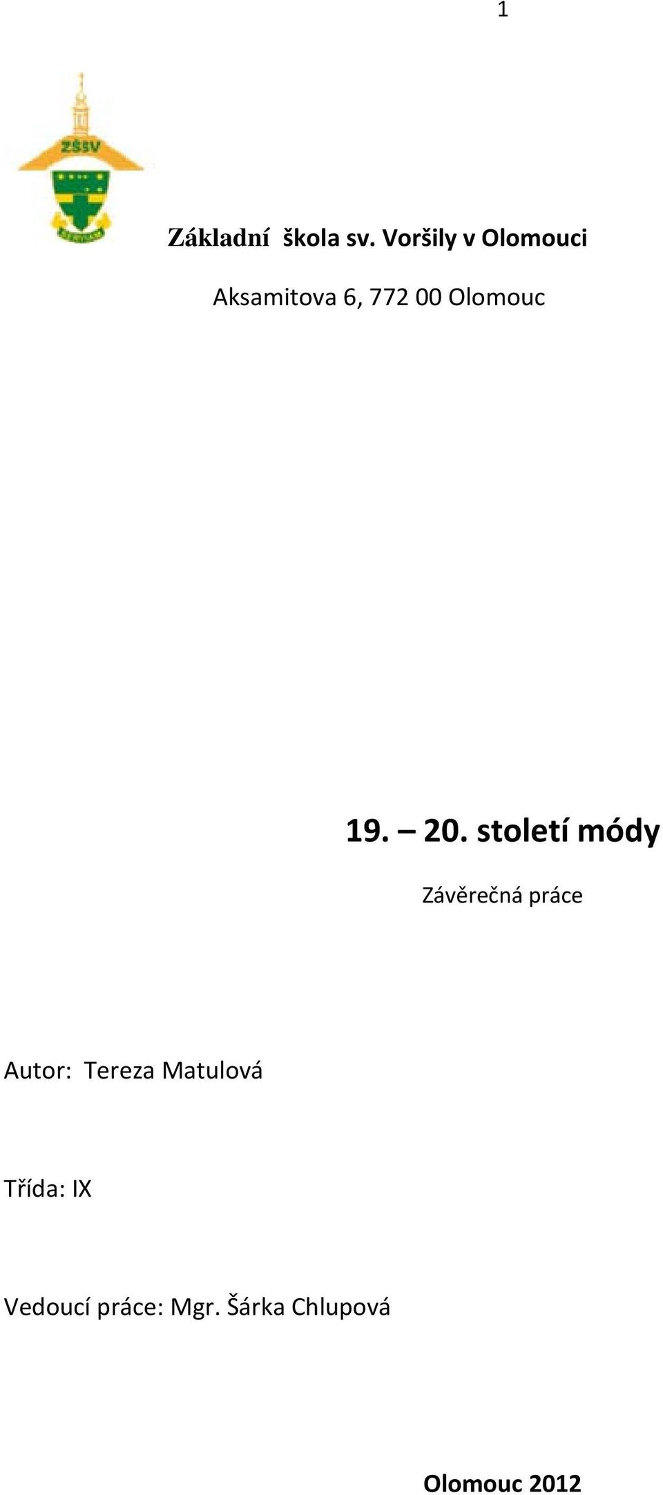 Olomouc 19. 20.