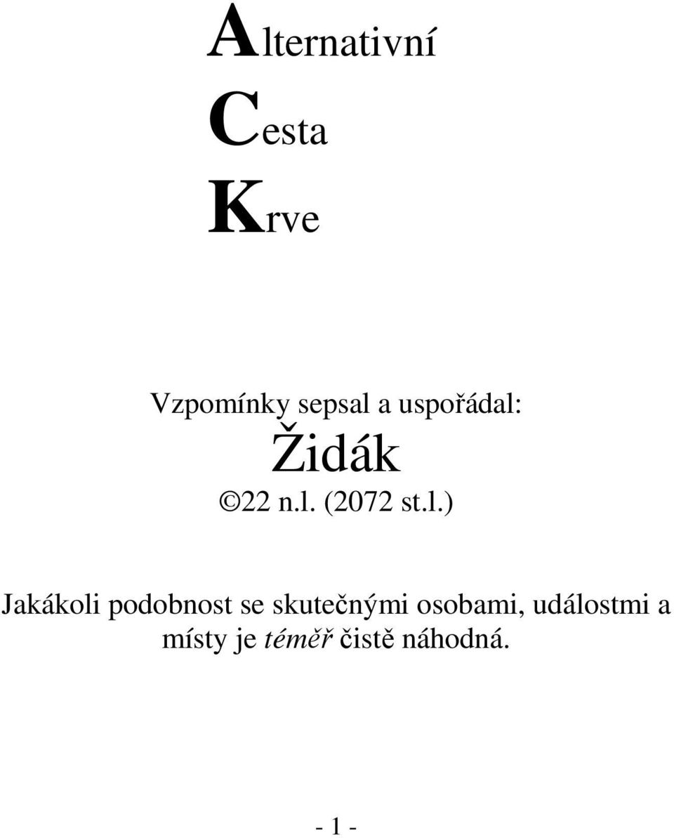 Židák 22 n.l.