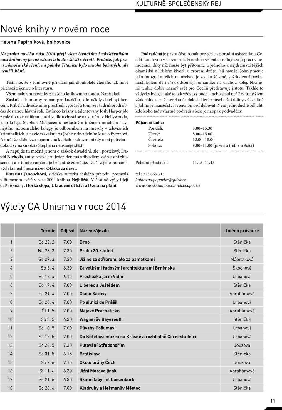 Všem nabízím novinky z našeho knihovního fondu. Například: Záskok humorný román pro každého, kdo někdy chtěl být hercem.