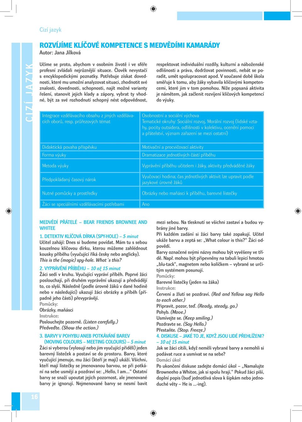 Potřebuje získat dovednosti, které mu umožní analyzovat situaci, zhodnotit své znalosti, dovednosti, schopnosti, najít možné varianty řešení, stanovit jejich klady a zápory, vybrat ty vhodné, být za