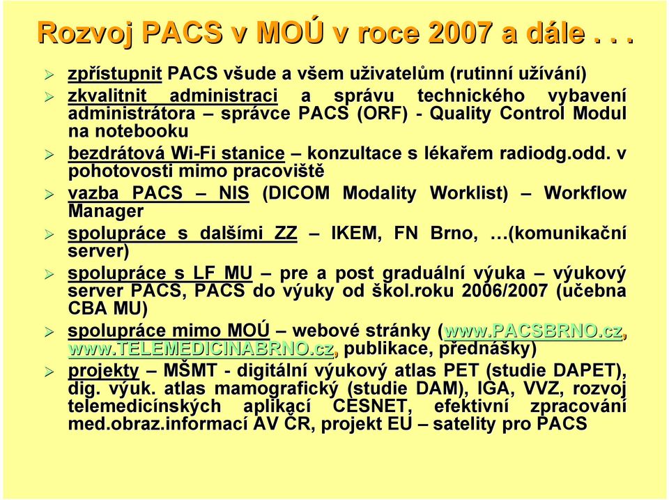 Wi-Fi stanice konzultace s lékařem radiodg.odd.