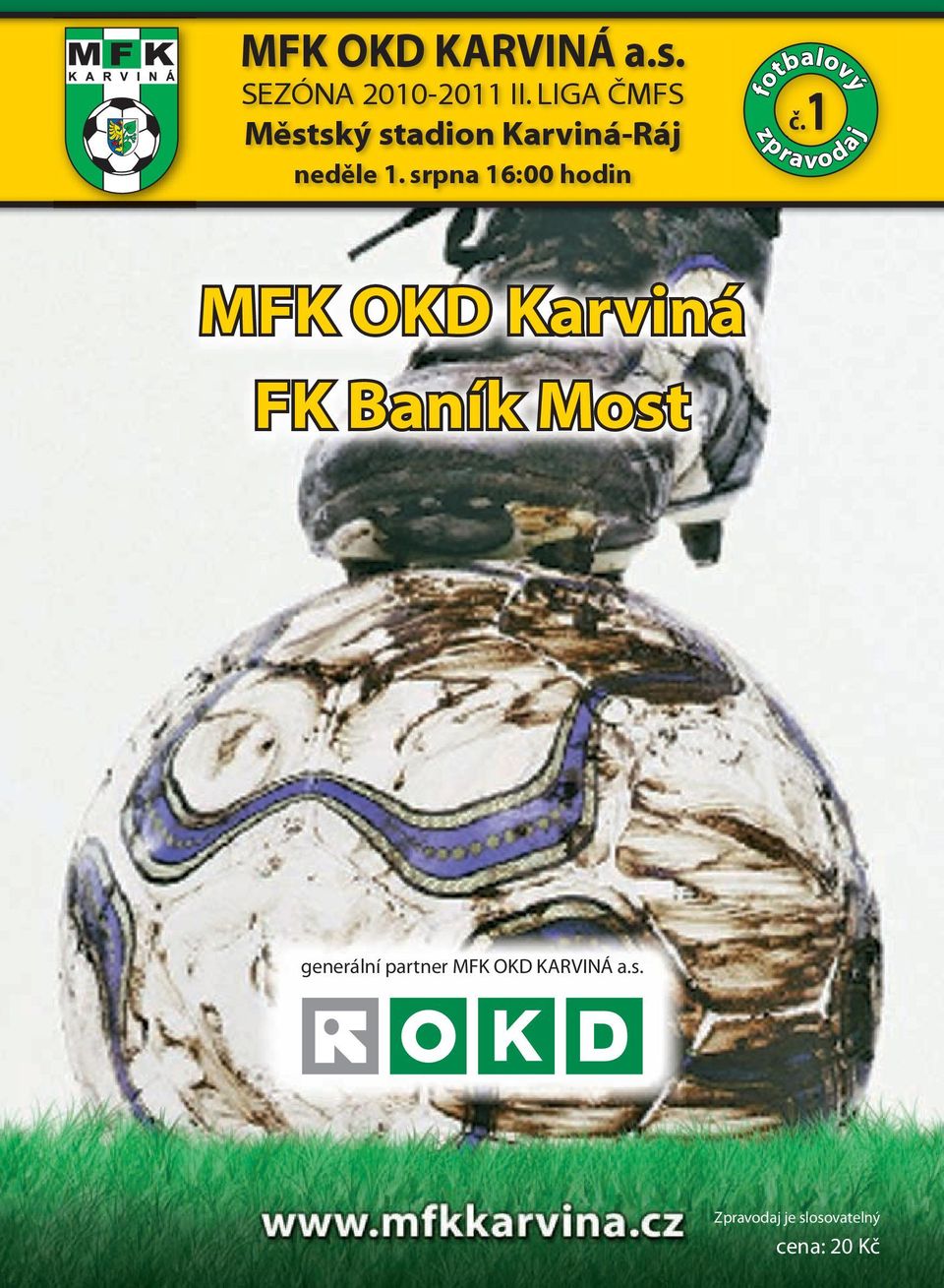 generální partner MFK OKD KARVINÁ