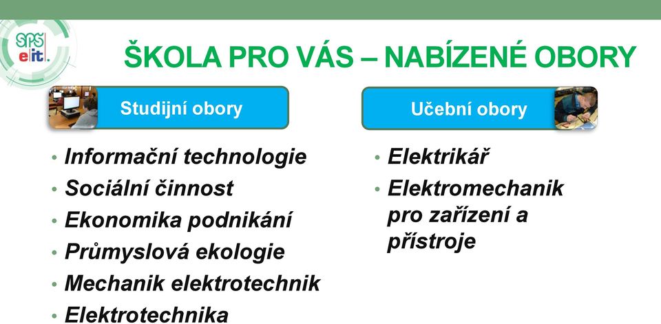 Průmyslová ekologie Mechanik elektrotechnik