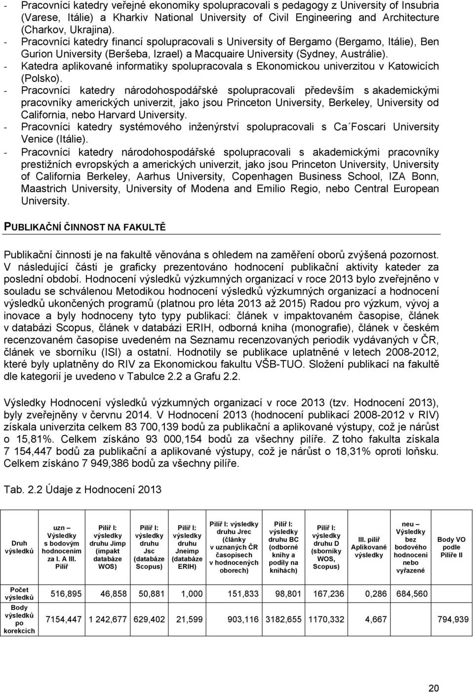 - Katedra aplikované informatiky spolupracovala s Ekonomickou univerzitou v Katowicích (Polsko).