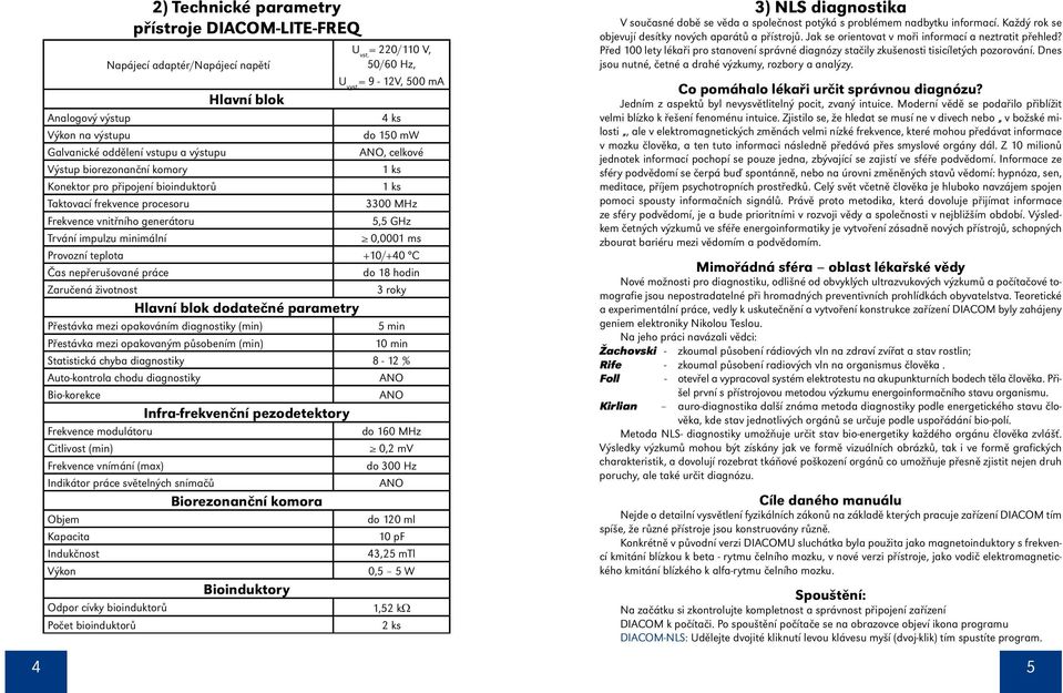 = 9-12V, 500 ma 4 ks do 150 mw ANO, celkové 1 ks 1 ks 3300 MHz 5,5 GHz 0,0001 ms Provozní teplota +10/+40 C Čas nepřerušované práce Zaručená životnost Hlavní blok dodatečné parametry Přestávka mezi