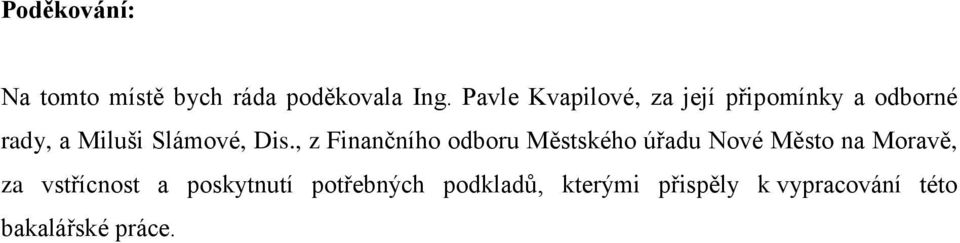 Dis., z Finančního odboru Městského úřadu Nové Město na Moravě, za