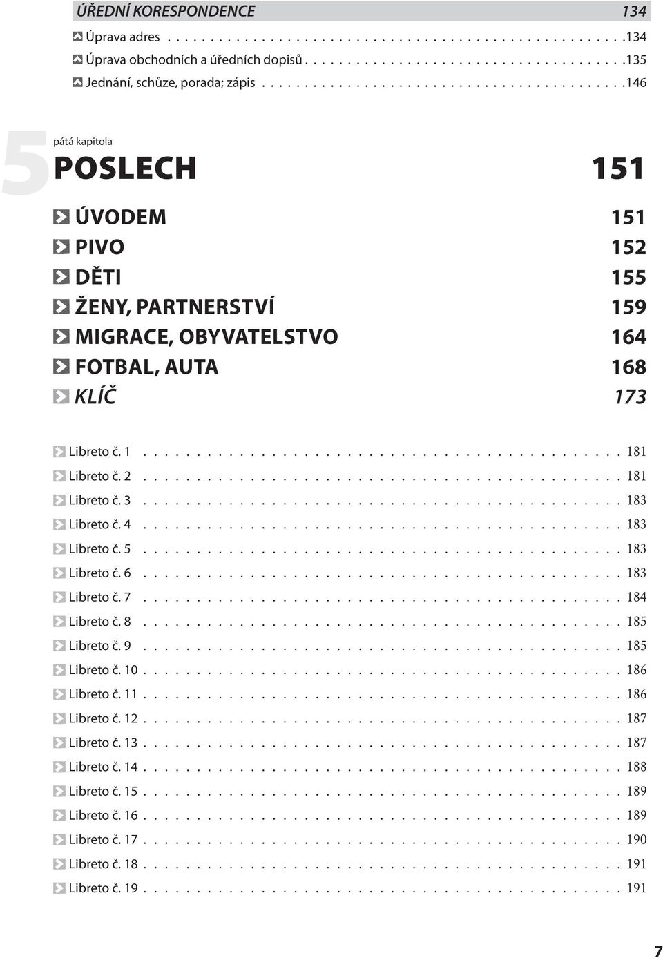 2............................................. 181 Libreto č. 3............................................. 183 Libreto č. 4............................................. 183 Libreto č. 5.