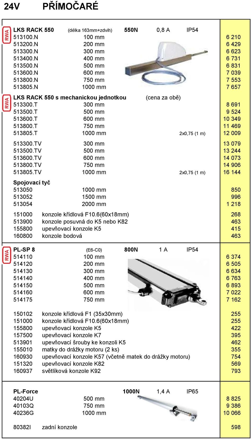 T 750 mm 11 469 513805.T 1000 mm 2x0,75 (1 m) 12 009 513300.TV 300 mm 13 079 513500.TV 500 mm 13 244 513600.TV 600 mm 14 073 513800.TV 750 mm 14 906 513805.