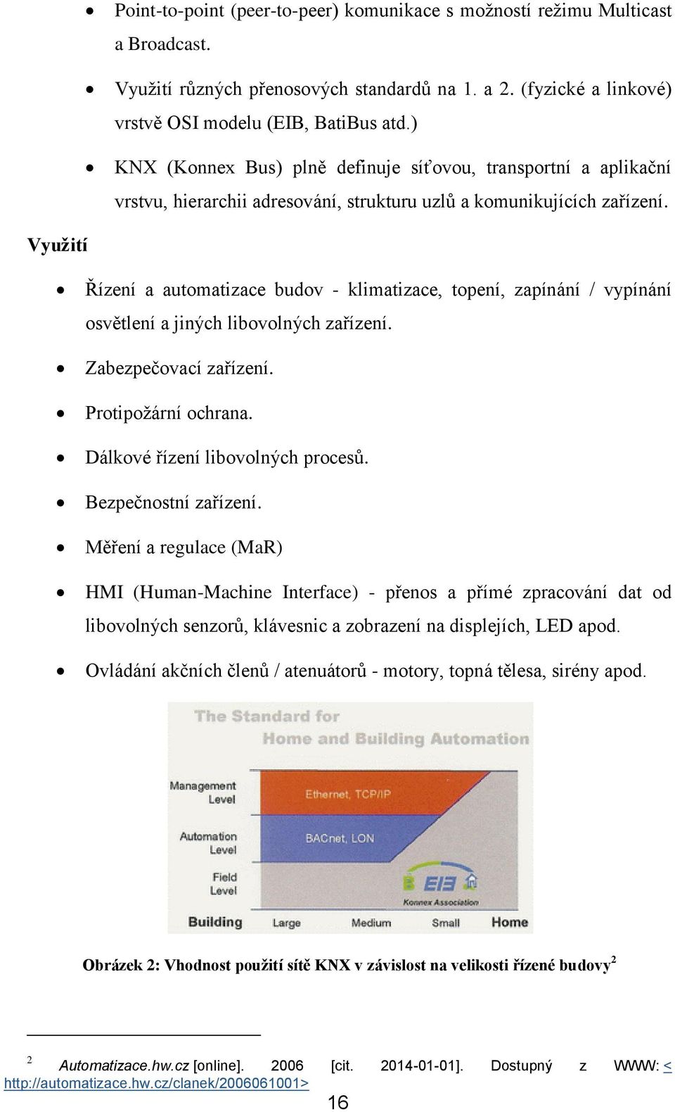 Využití Řízení a automatizace budov - klimatizace, topení, zapínání / vypínání osvětlení a jiných libovolných zařízení. Zabezpečovací zařízení. Protipožární ochrana.