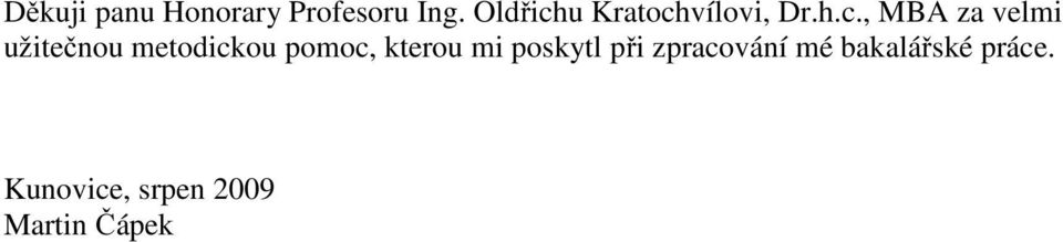 u Kratoch