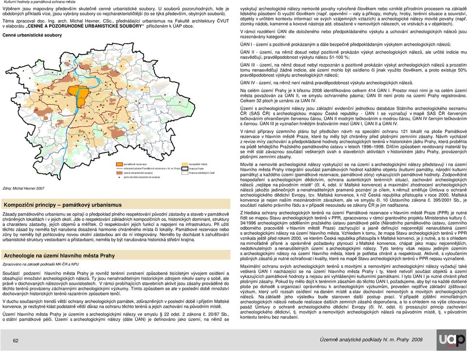 , přednášející urbanismus na Fakultě architektury ČVUT v elaborátu CENNÉ A POZORUHODNÉ URBANISTICKÉ SOUBORY přiloženém k ÚAP obce.