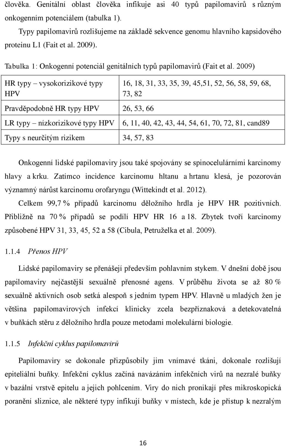 2009) HR typy vysokorizikové typy HPV Pravděpodobně HR typy HPV 26, 53, 66 LR typy nízkorizikové typy HPV Typy s neurčitým rizikem 34, 57, 83 16, 18, 31, 33, 35, 39, 45,51, 52, 56, 58, 59, 68, 73, 82