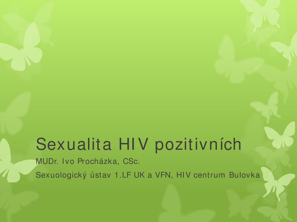 Sexuologický ústav 1.