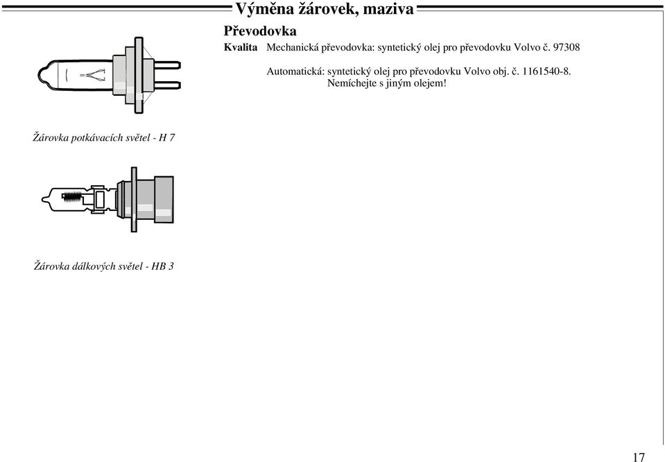 97308 Automatická: syntetický olej pro převodovku Volvo obj. č.