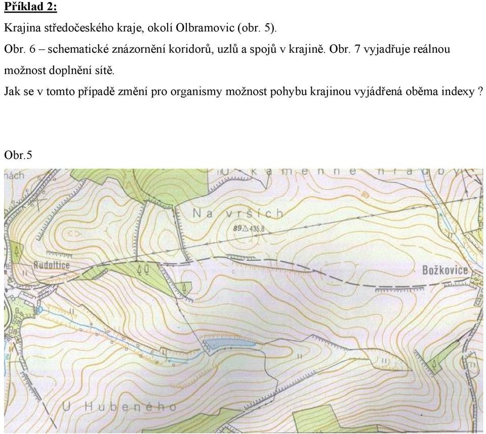 7 vyjadřuje reálnou možnost doplnění sítě.