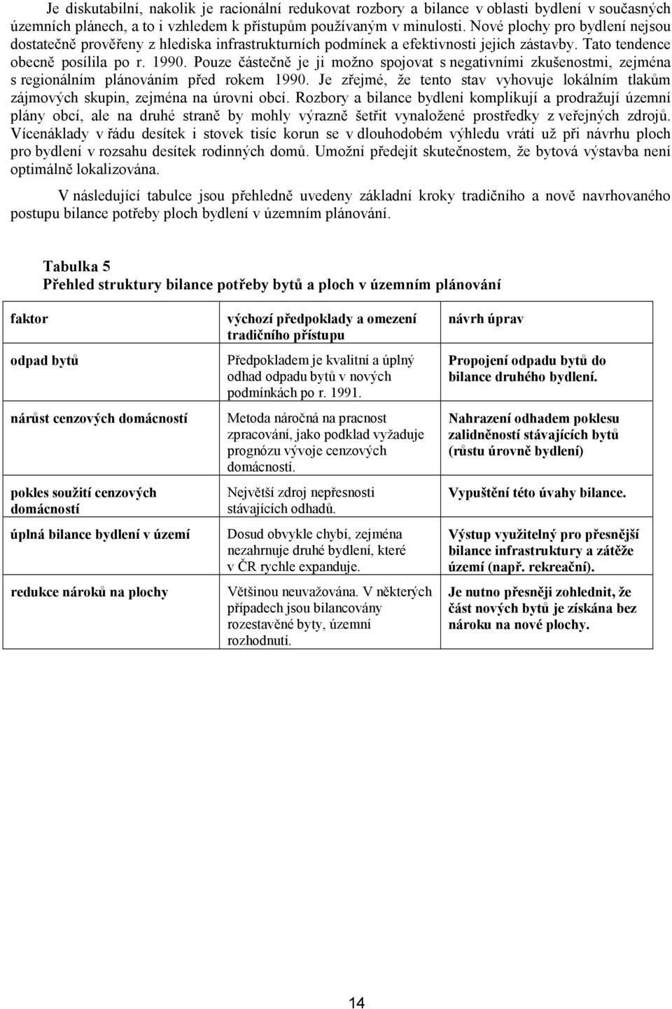 Pouze částečně je ji možno spojovat s negativními zkušenostmi, zejména s regionálním plánováním před rokem 1990.