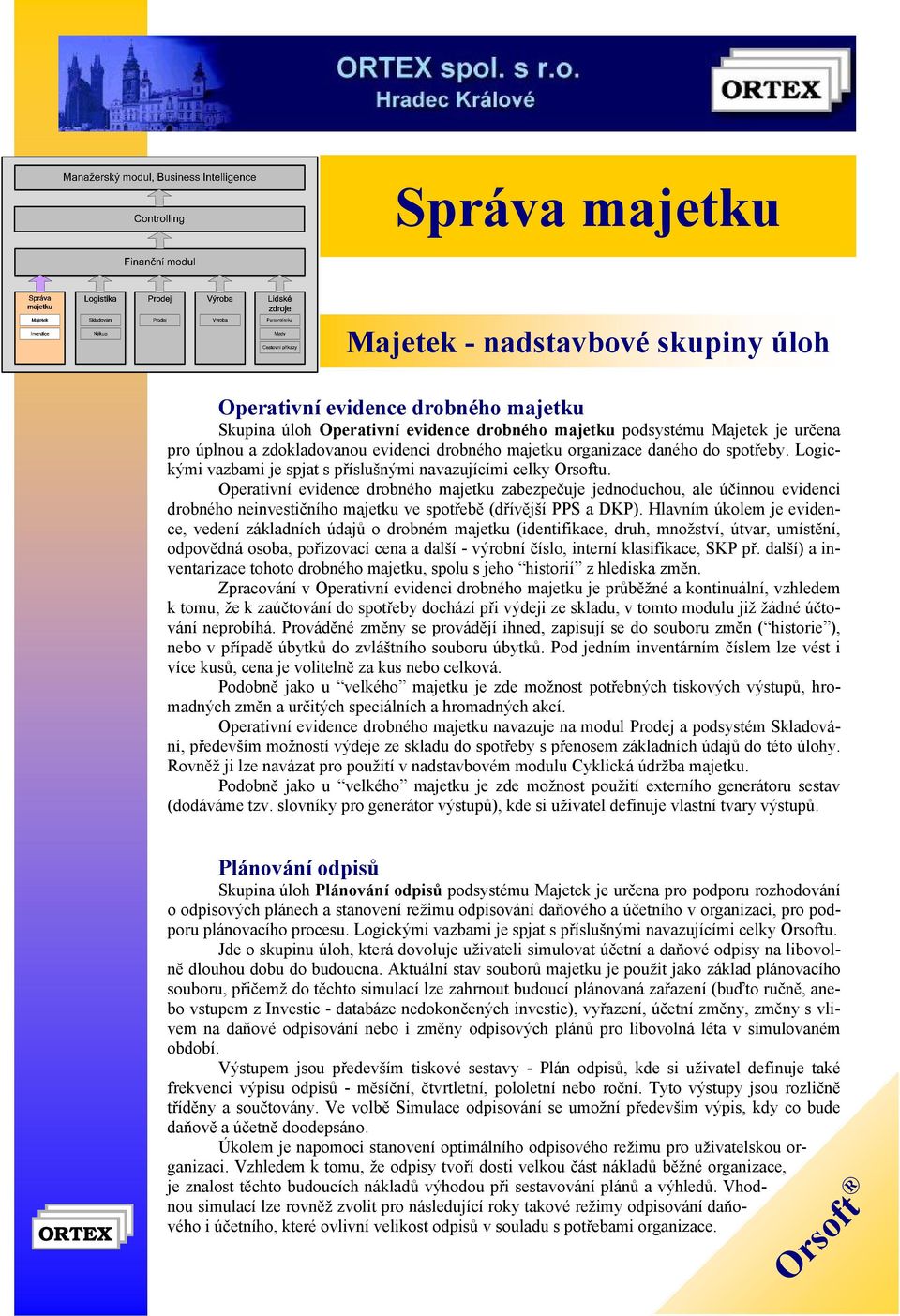 Operativní evidence drobného majetku zabezpečuje jednoduchou, ale účinnou evidenci drobného neinvestičního majetku ve spotřebě (dřívější PPS a DKP).