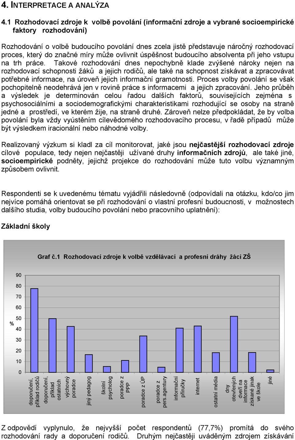 který do značné míry může ovlivnit úspěšnost budoucího absolventa při jeho vstupu na trh práce.