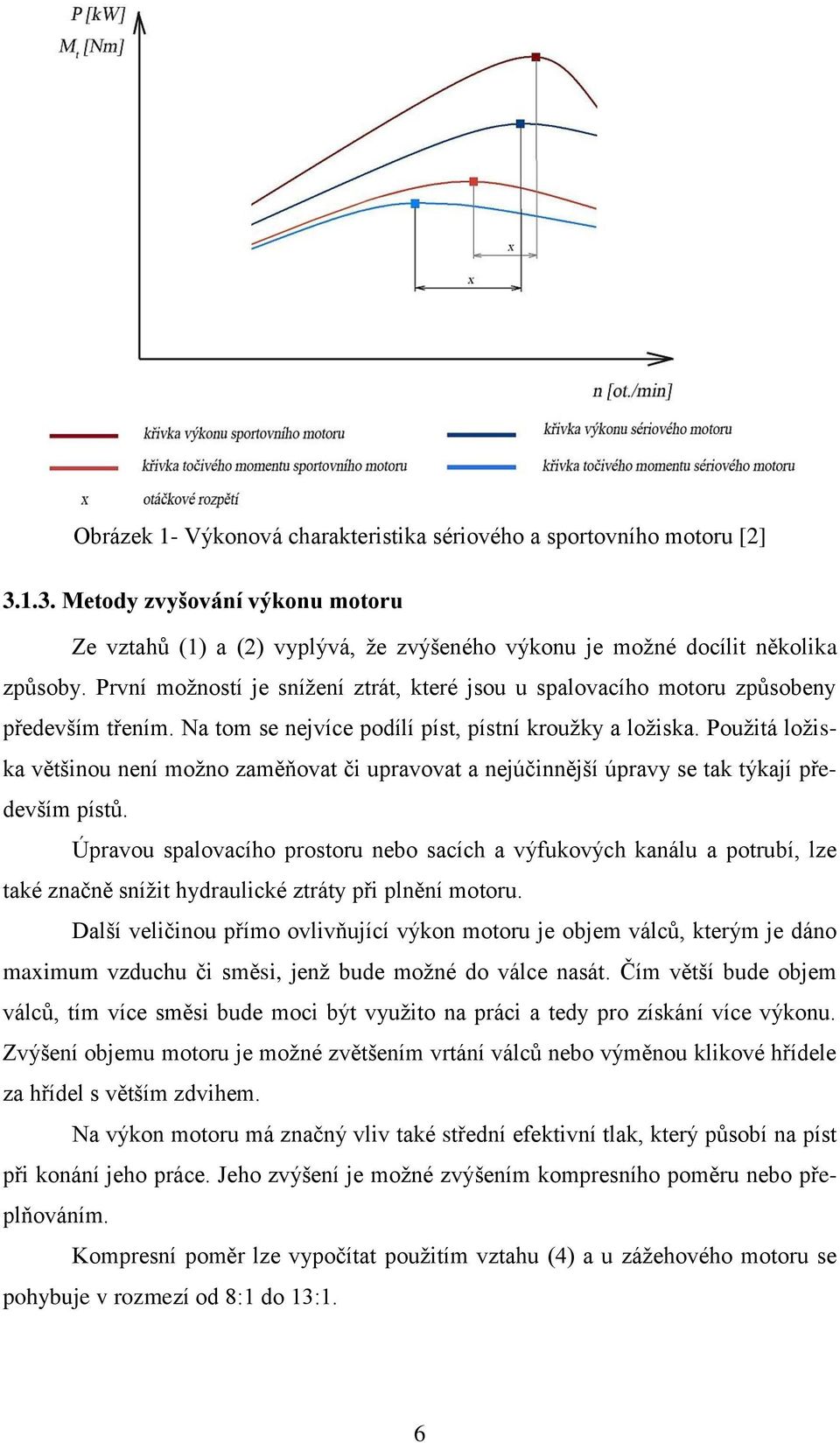 Použitá ložiska většinou není možno zaměňovat či upravovat a nejúčinnější úpravy se tak týkají především pístů.