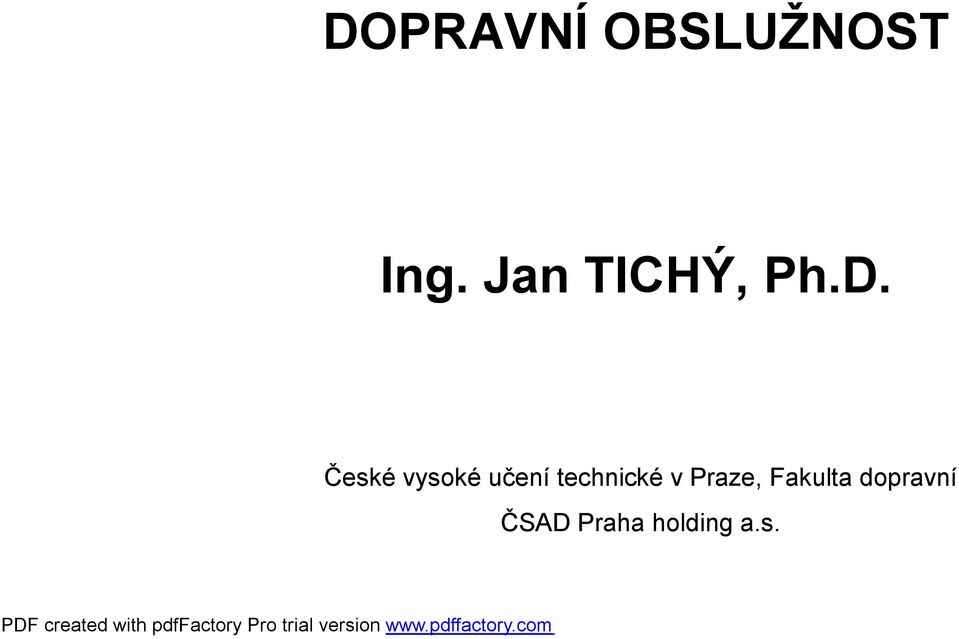 České vysoké učení technické