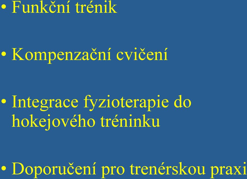 fyzioterapie do hokejového