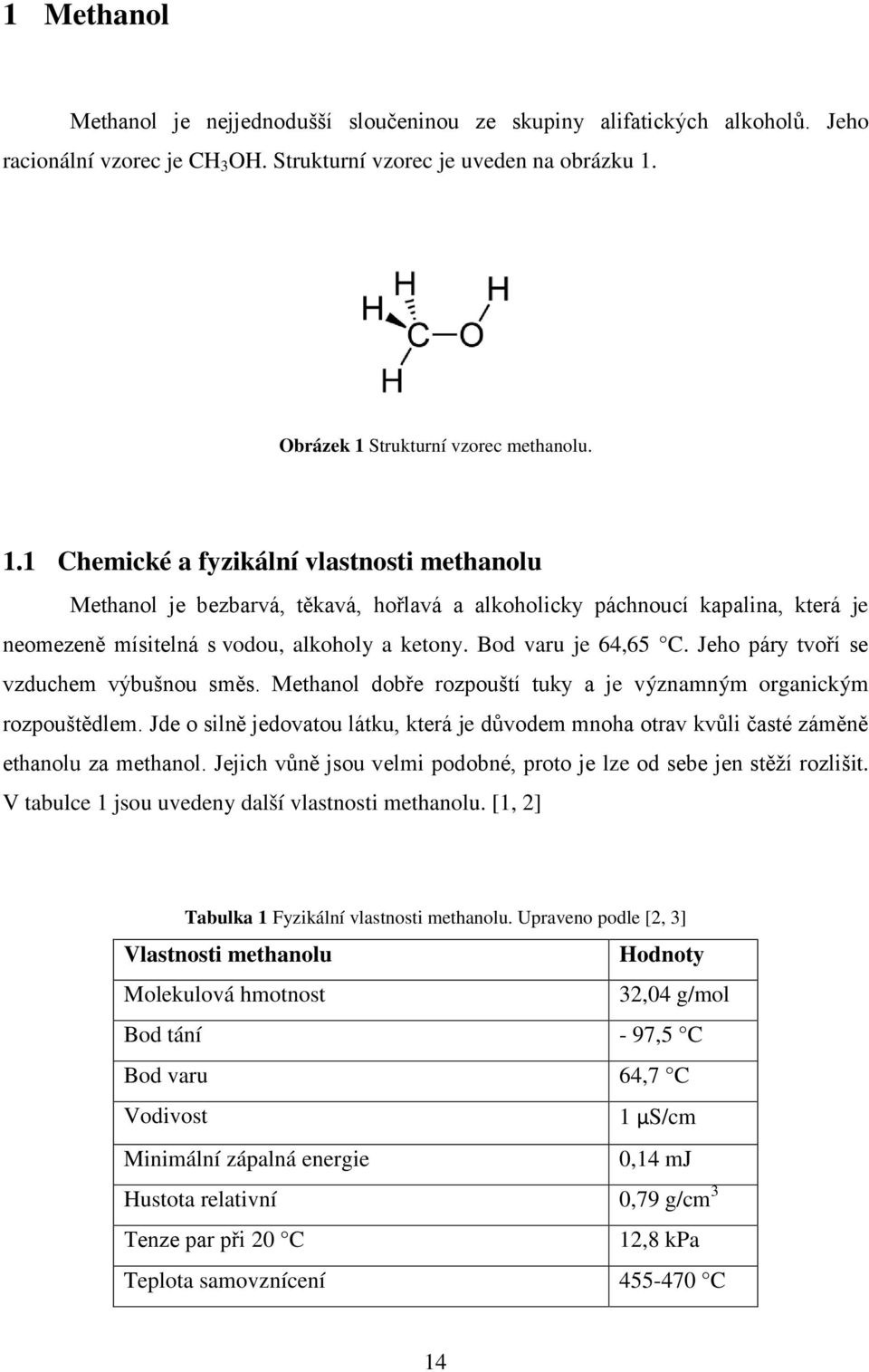 Jeho páry tvoří se vzduchem výbušnou směs. Methanol dobře rozpouští tuky a je významným organickým rozpouštědlem.