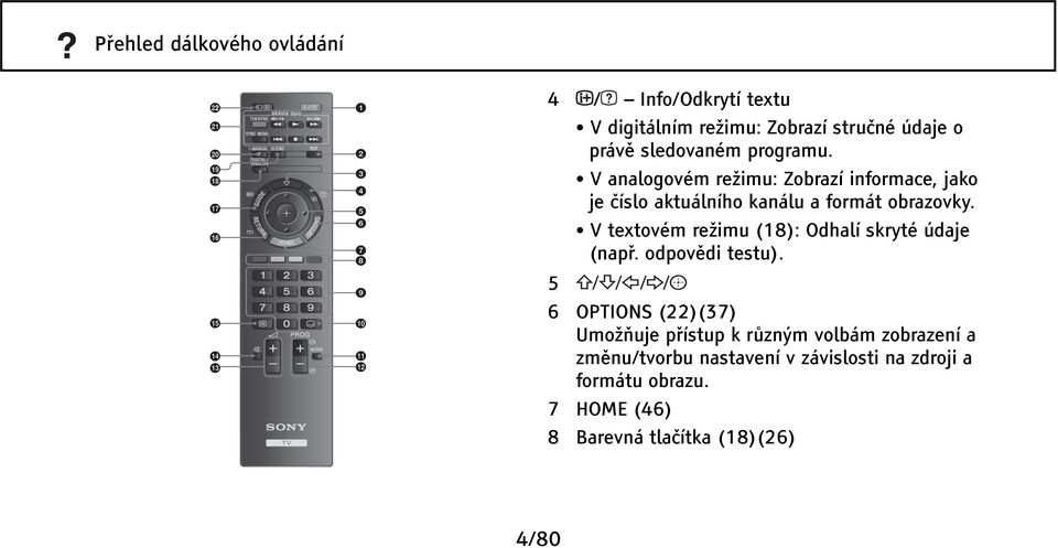 V textovém režimu (18): Odhalí skryté údaje (např. odpovědi testu).