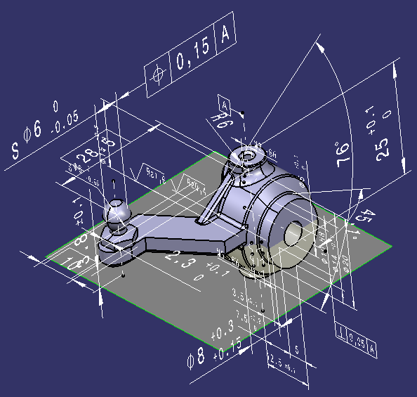 FTA- 3D Functional Tolerancing & Annotation Kurz je zaměřen na tvorbu 3D anotací (kótování, popisky, řezy, tolerance apod.).