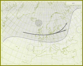 Norského moře teplá anticyklóna