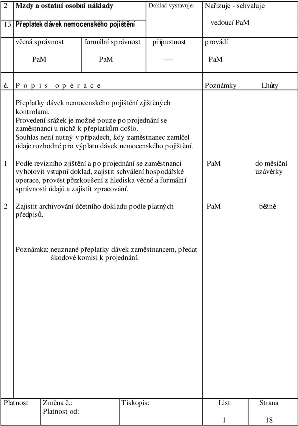 Souhlas není nutný v pípadech, kdy zamstnanec zamlel údaje rozhodné pro výplatu dávek nemocenského pojištní.