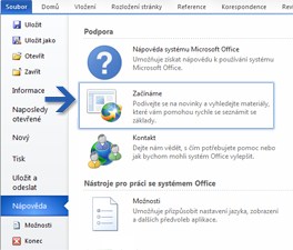 Začínáme s aplikací Word 2010 Pokud jste delší dobu používali aplikaci Microsoft Word 2003, budete chtít bezpochyby vědět, kde se v aplikaci Word 2010 nacházejí příkazy a tlačítka panelů nástrojů