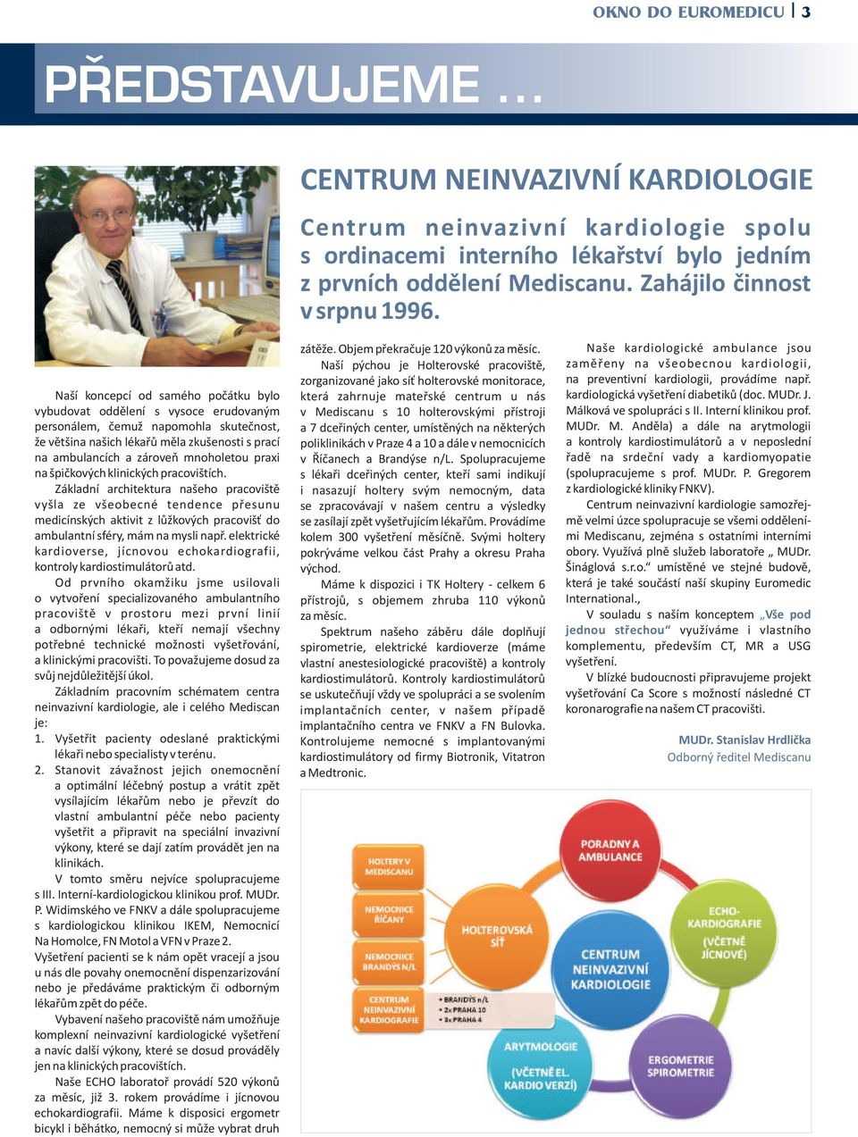 Málková ve spolupráci s II. Interní klinikou prof. MUDr. M. Anděla) a dále na arytmologii a kontroly kardiostimulátorů a v neposlední řadě na srdeční vady a kardiomyopatie (spolupracujeme s prof.