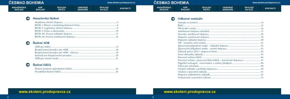 .. 21 řidičů profesní způsobilosti řidičů... 24 Pravidelné řidičů... 26 Nebojte se kontrol... 34 Řidič... 35 Obchodní vztahy... 36 Autobusová doprava aktuálně... 37 Novinky autobusové dopravy.