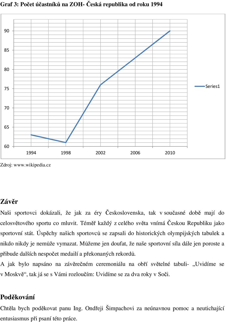 Úspěchy našich sportovců se zapsali do historických olympijských tabulek a nikdo nikdy je nemůže vymazat.