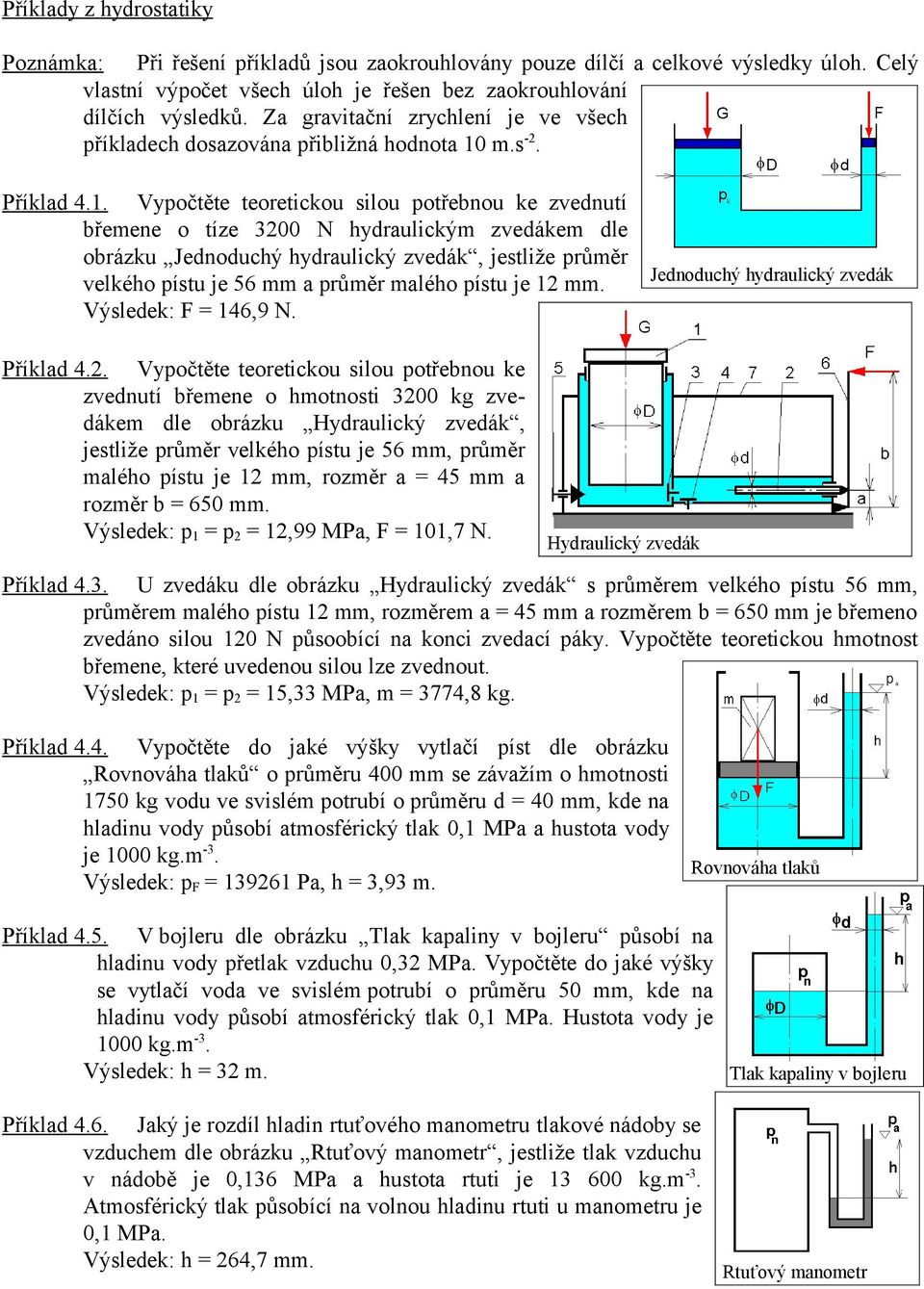 m.s -2. Příklad 4.1.