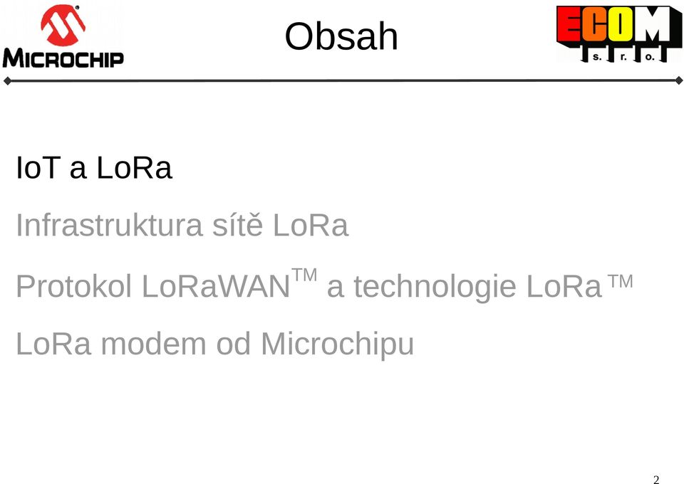 Protokol LoRaWAN TM a