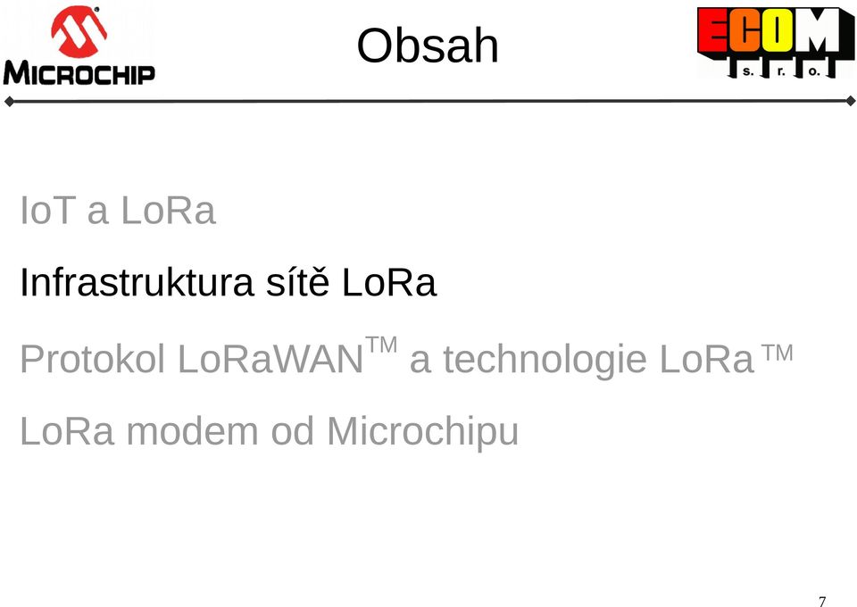 Protokol LoRaWAN TM a