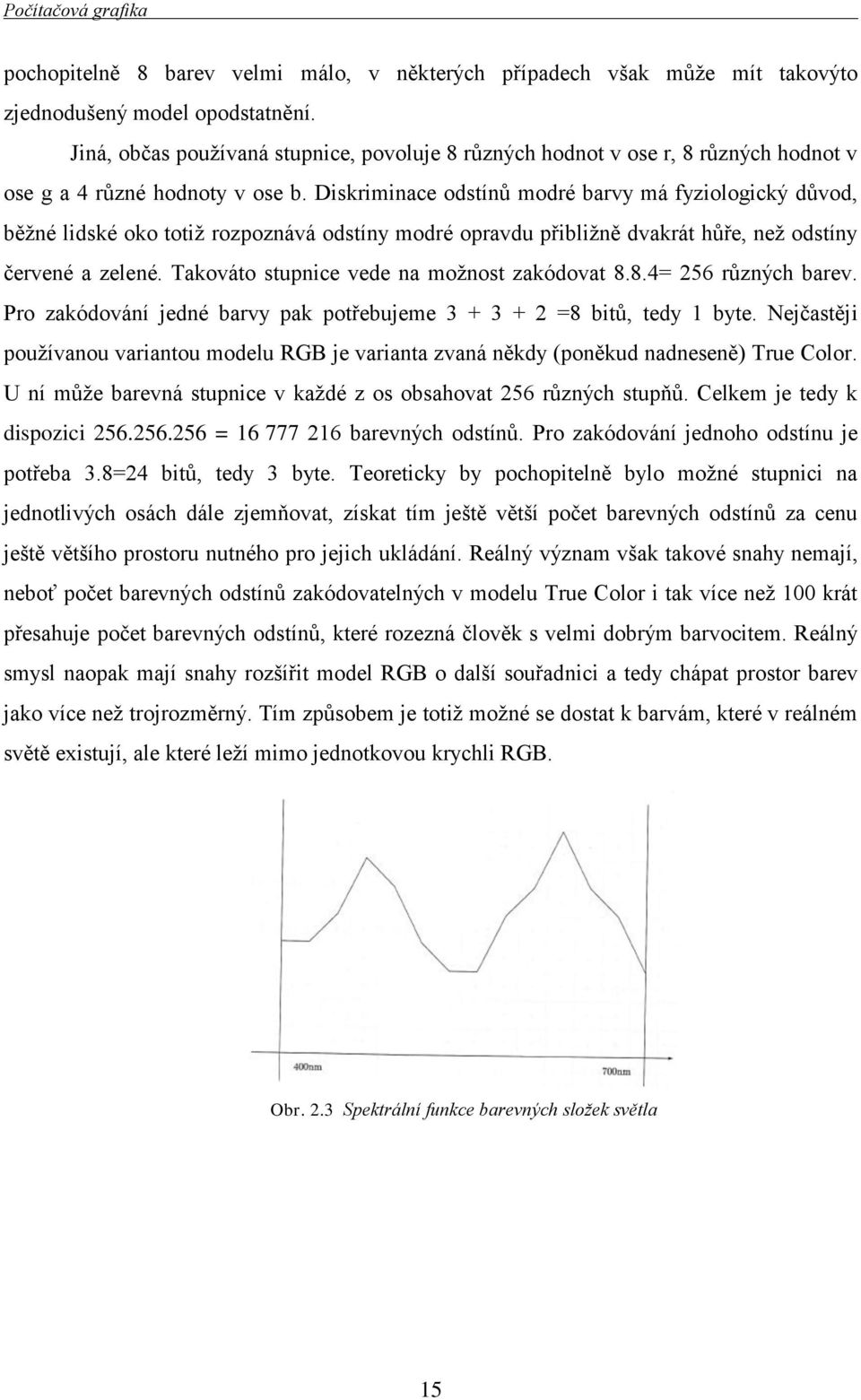 Diskriminace odstínů modré barvy má fyziologický důvod, běžné lidské oko totiž rozpoznává odstíny modré opravdu přibližně dvakrát hůře, než odstíny červené a zelené.