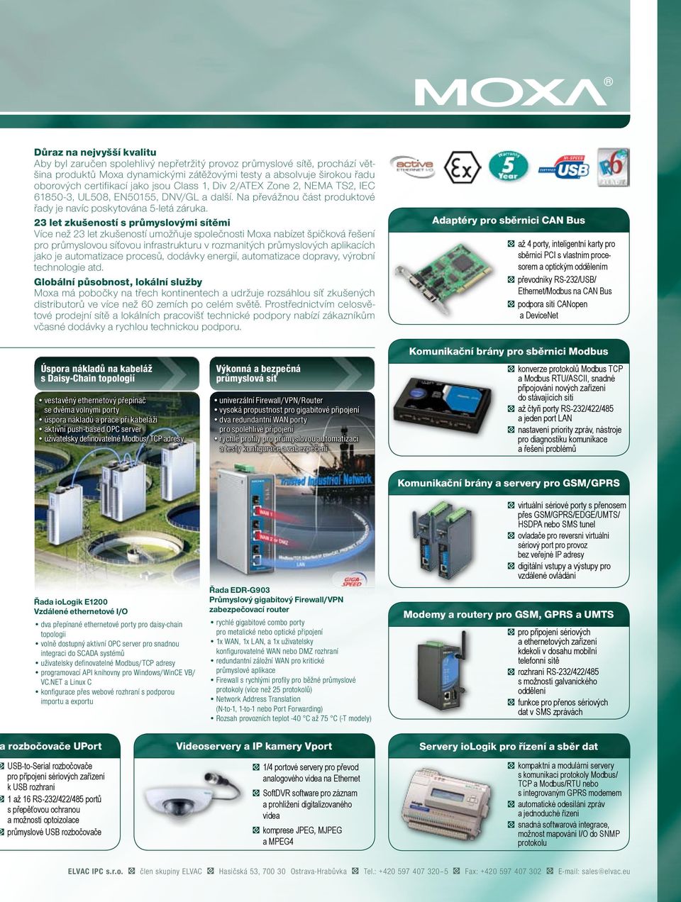 23 let zkušeností s průmyslovými sítěmi Více než 23 let zkušeností umožňuje společnosti Moxa nabízet špičková řešení pro průmyslovou síťovou infrastrukturu v rozmanitých průmyslových aplikacích jako