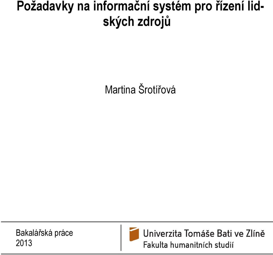 lidských zdrojů Martina