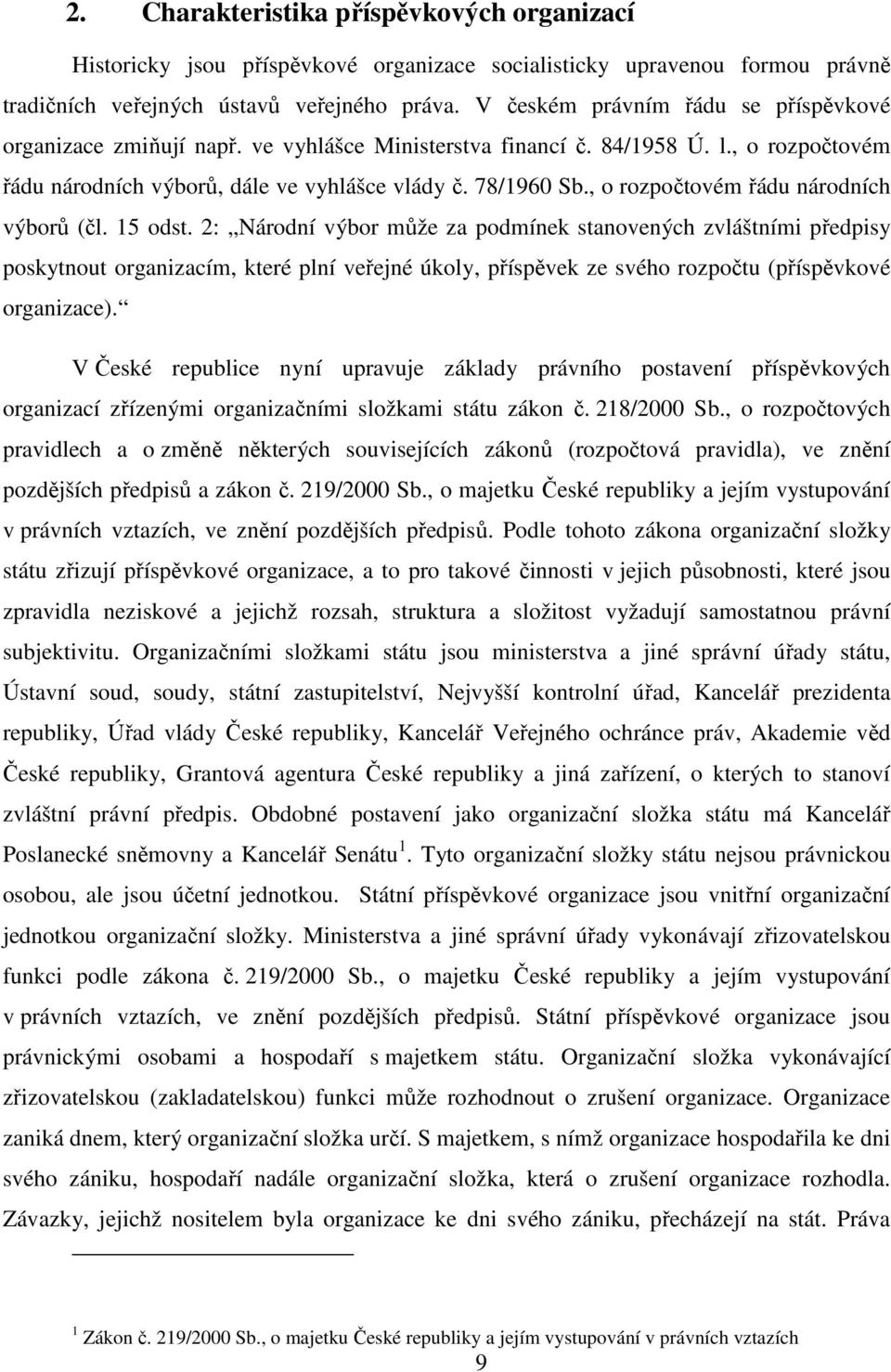 , o rozpočtovém řádu národních výborů (čl. 15 odst.