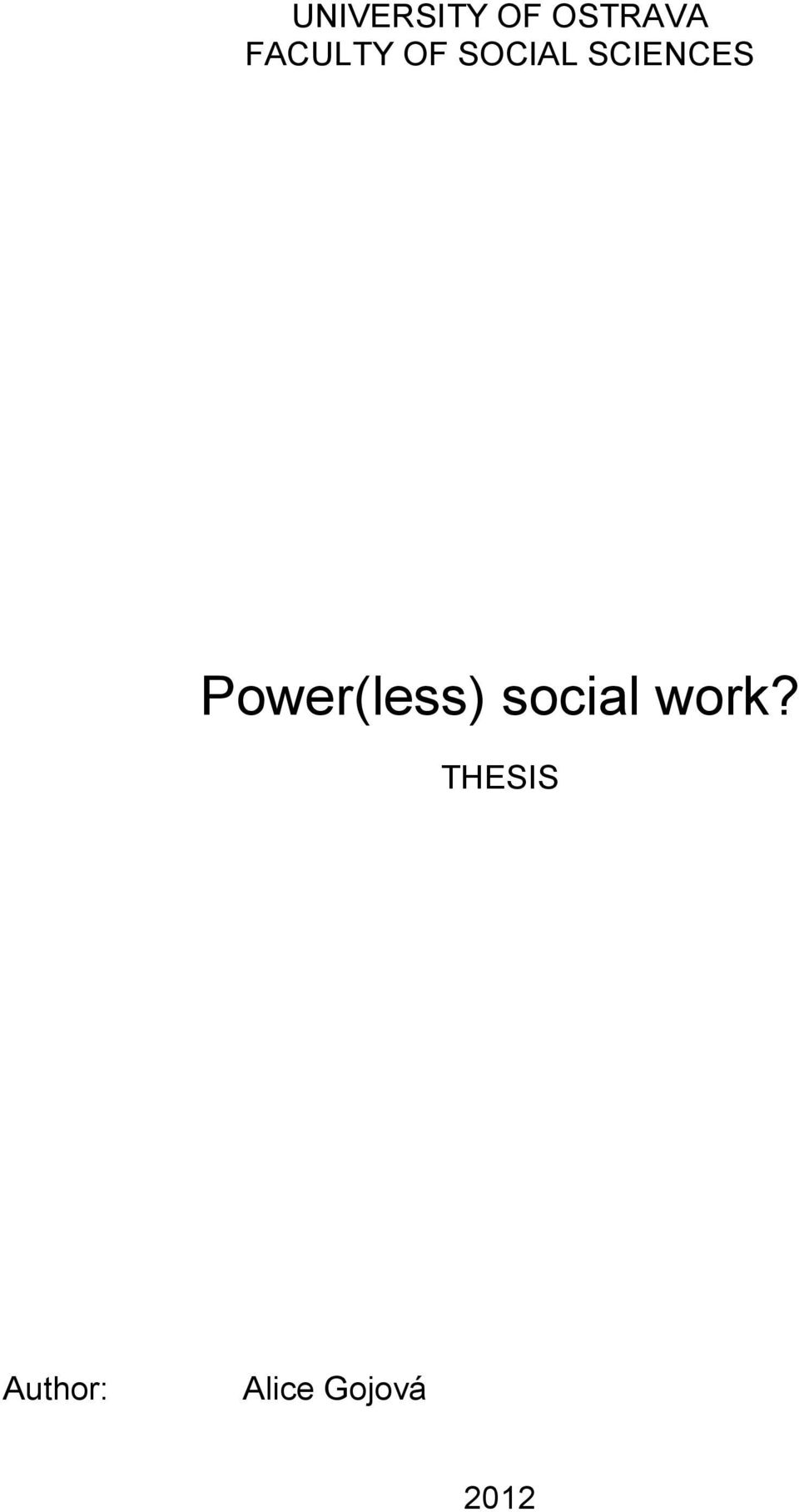 Social work dissertation titles social work title ideas